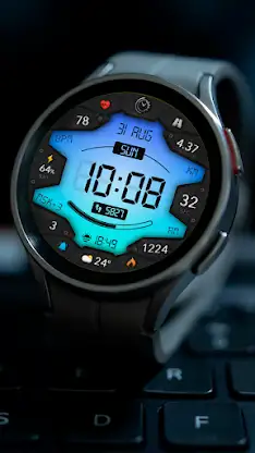 Digital Sunburst WS3 WatchFace screenshot 3
