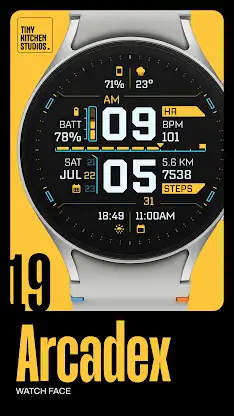 TKS 19 Arcadex Watch Face screenshot 1