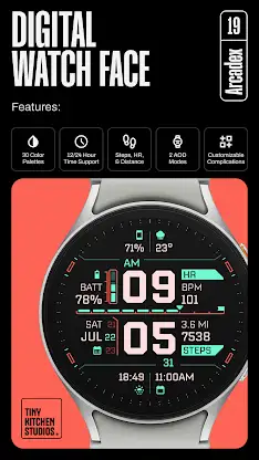 TKS 19 Arcadex Watch Face screenshot 2