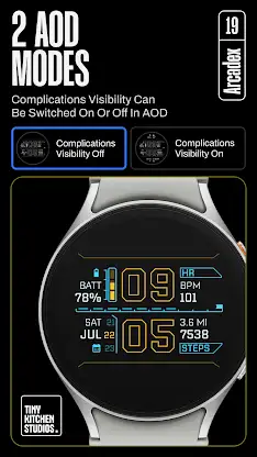 TKS 19 Arcadex Watch Face screenshot 4