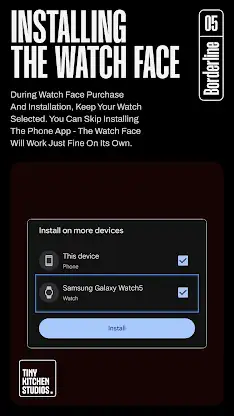 TKS 05 Borderline Watch Face screenshot 7