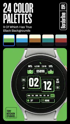 TKS 05 Borderline Watch Face screenshot 3