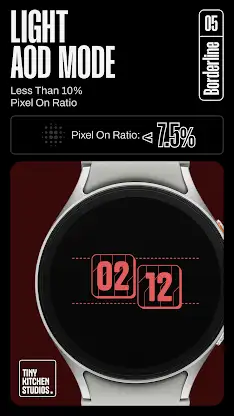 TKS 05 Borderline Watch Face screenshot 4