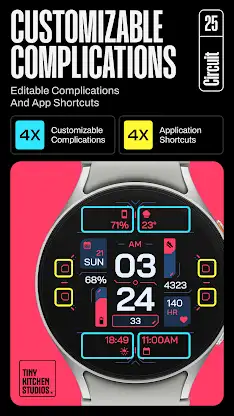 TKS 25 Circuit Watch Face screenshot 5