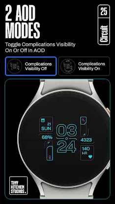 TKS 25 Circuit Watch Face screenshot 4