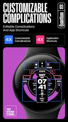 TKS 03 Quantium Watch Face screenshot 5