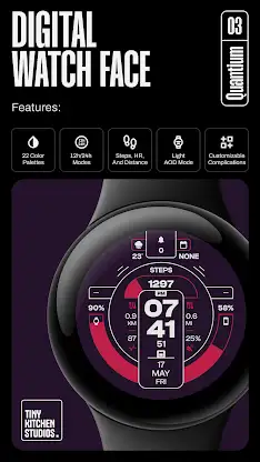 TKS 03 Quantium Watch Face screenshot 2