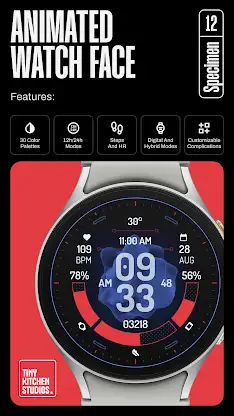 TKS 12 Specimen Watch Face screenshot 2