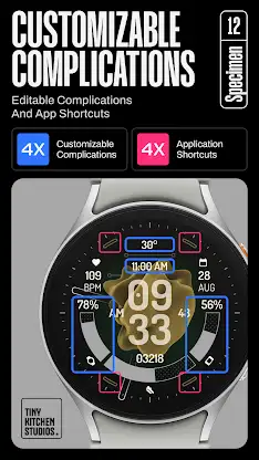 TKS 12 Specimen Watch Face screenshot 6