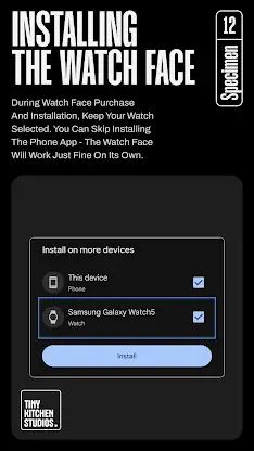 TKS 12 Specimen Watch Face screenshot 8