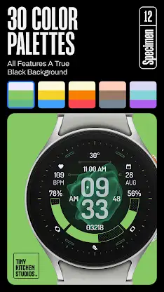 TKS 12 Specimen Watch Face screenshot 3