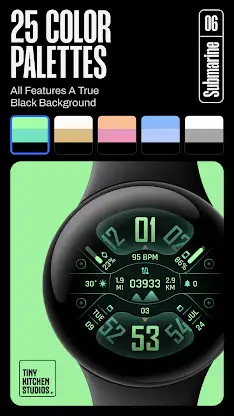 TKS 06 Submarine Watch Face screenshot 3