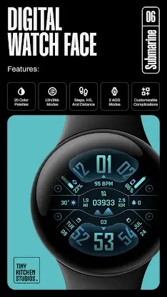 TKS 06 Submarine Watch Face screenshot 2