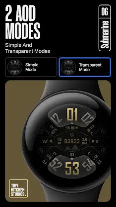 TKS 06 Submarine Watch Face screenshot 4
