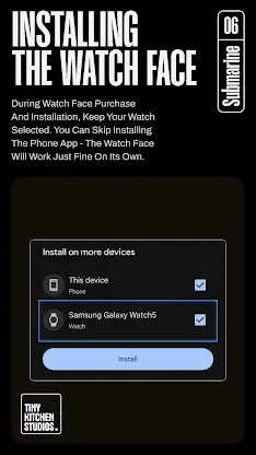 TKS 06 Submarine Watch Face screenshot 7