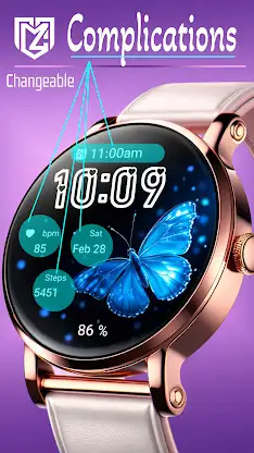 Flower Watch Face screenshot 3