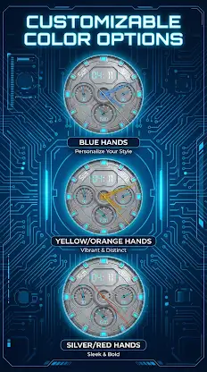 Watch Face Hybrid Digital TMZ screenshot 3