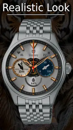 Realistic  Analog Watch Face screenshot 4