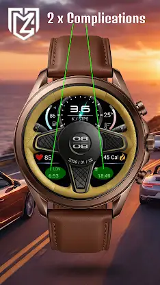 Car Dashboard Watch Face TMZ screenshot 2
