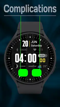 Digital Amoled Watch Face screenshot 2