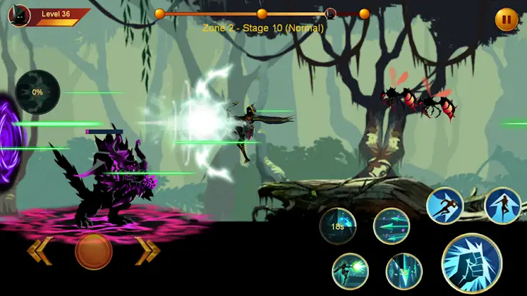 Shadow fighter 2: Ninja games screenshot 5