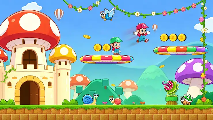 Super Malin Jump:run game screenshot 1
