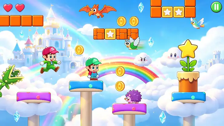 Super Malin Jump:run game screenshot 2