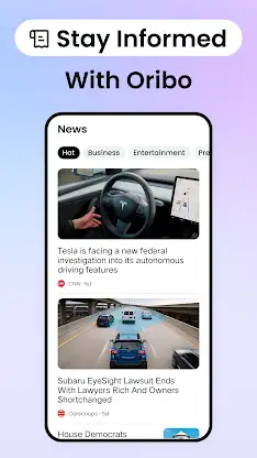 Oribo: Bright & Easy Browser screenshot 2
