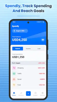 Spendly - Expense Tracker screenshot 1