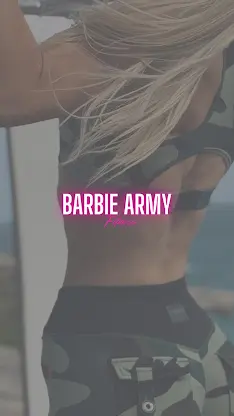 Barbie Army Fitness screenshot 1