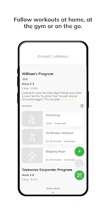 Emerald City Athletics Online screenshot 3