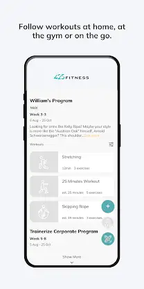 425 Fitness screenshot 3