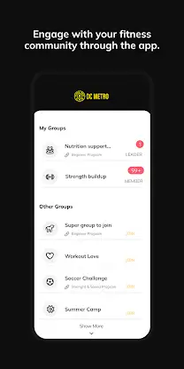 Golds Gym DC METRO screenshot 7