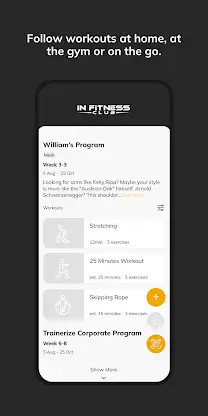 iNFit Online screenshot 3