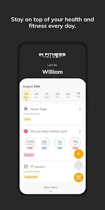 iNFit Online screenshot 2