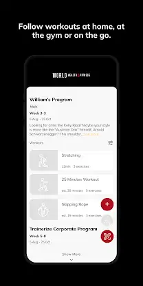 World Health and Fitness Inc screenshot 3