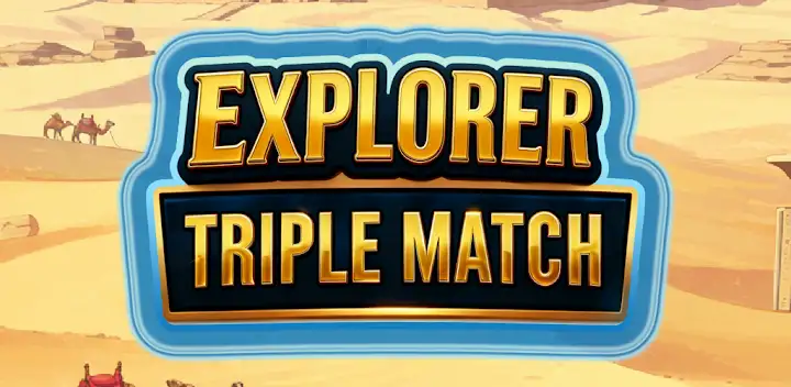 Explorer Triple Tile Match — Android game banner