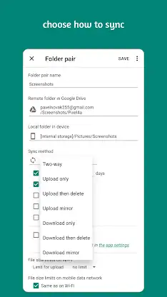Autosync - File Sync & Backup screenshot 4
