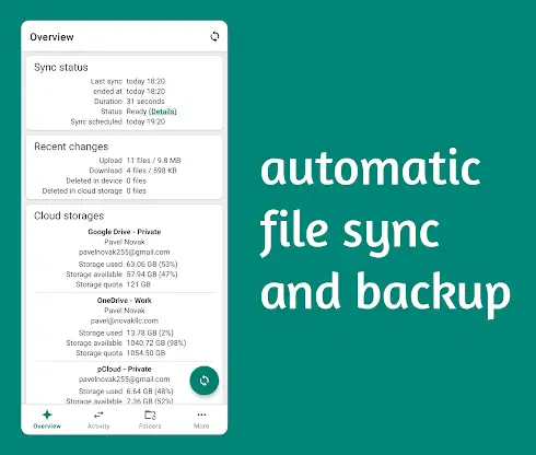 Autosync - File Sync & Backup screenshot 1