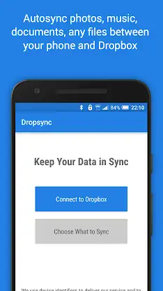 Dropsync: Autosync for Dropbox screenshot 1