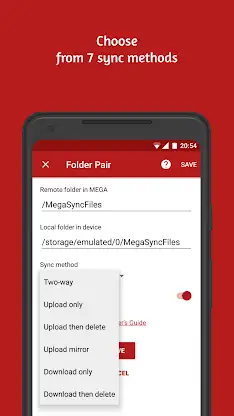 Autosync for MEGA - MegaSync screenshot 5