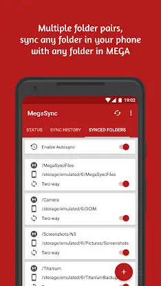 Autosync for MEGA - MegaSync screenshot 6