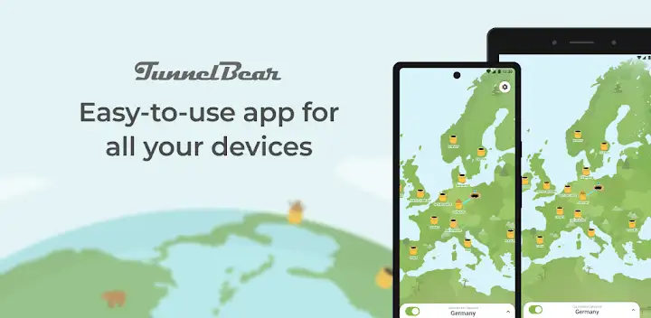 TunnelBear VPN — Android app banner