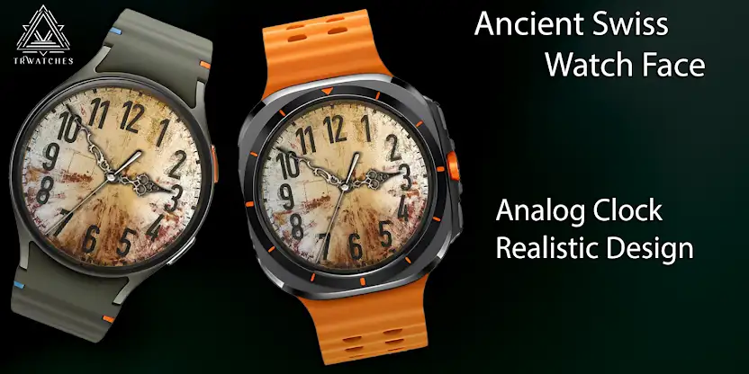 Ancient Swiss Watch Face screenshot 1
