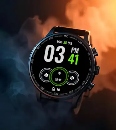 Big Digital Clock Watch Face screenshot 3