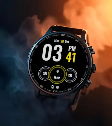 Big Digital Clock Watch Face screenshot 4