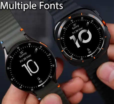 Big Minimal Watch Face screenshot 6