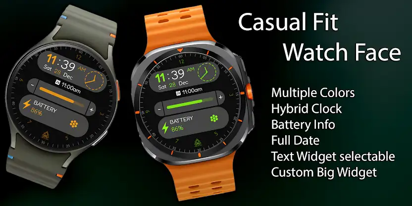 Casual Fit Watch Face screenshot 1