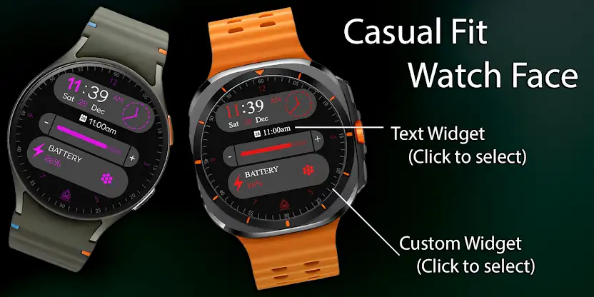 Casual Fit Watch Face screenshot 2