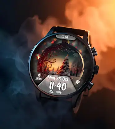 Christmas Holidays Watch Face screenshot 4